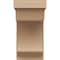 Ekena Millwork 10"W x 10"D x 20"H Wide Emerson Rough Cedar Woodgrain TimberThane Corbel, Primed Tan CORUR10X10X20EMRRCPR - alternate 6